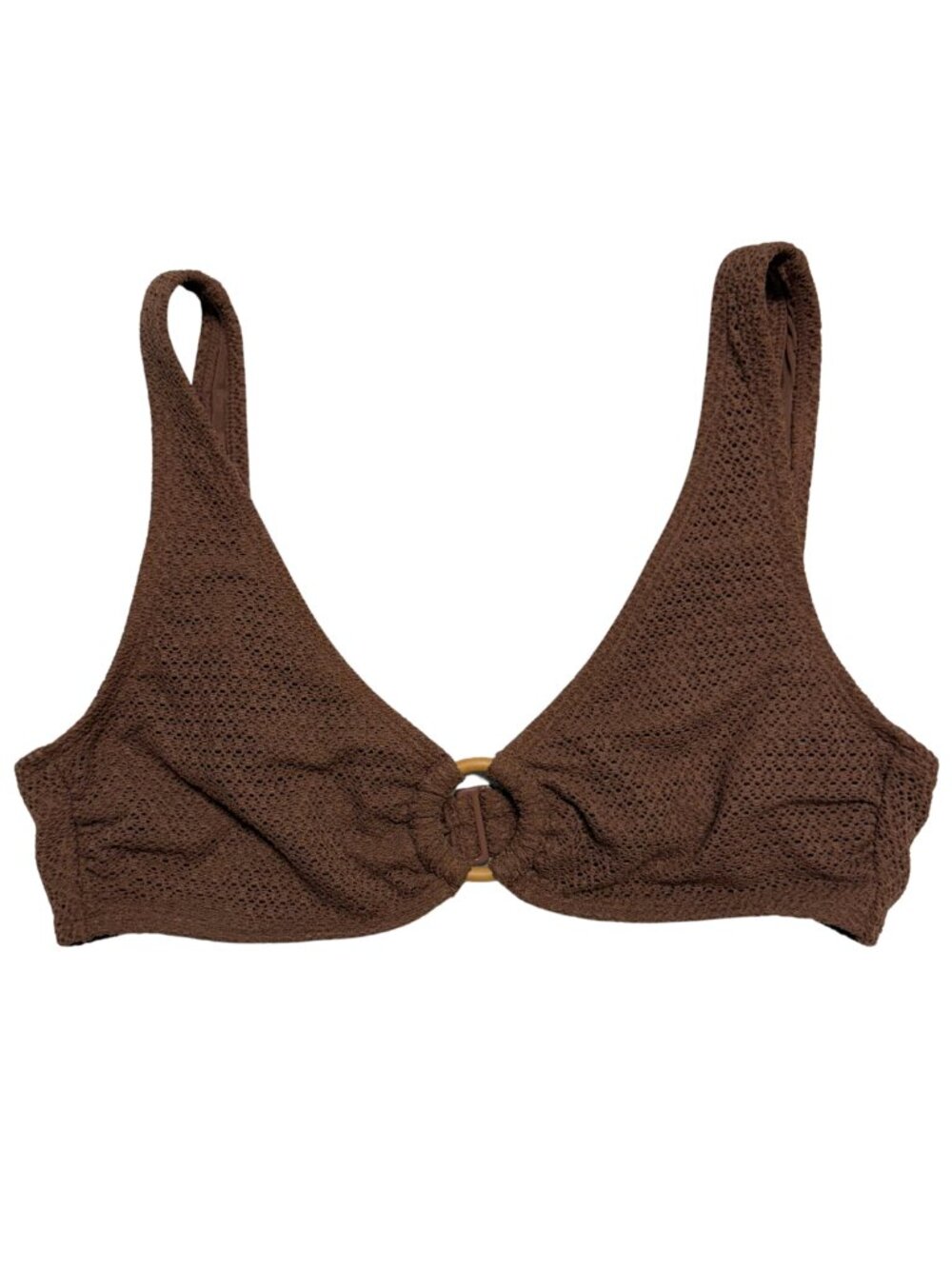Old Navy Chocolate Brown Bikini Top Size Small
